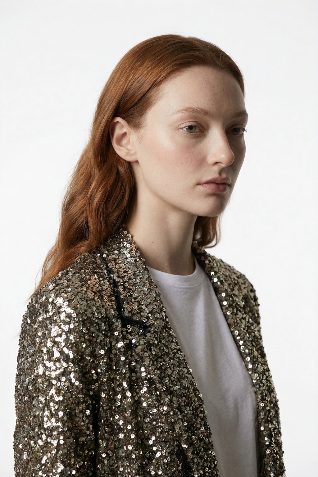 Cappotto con paillettes