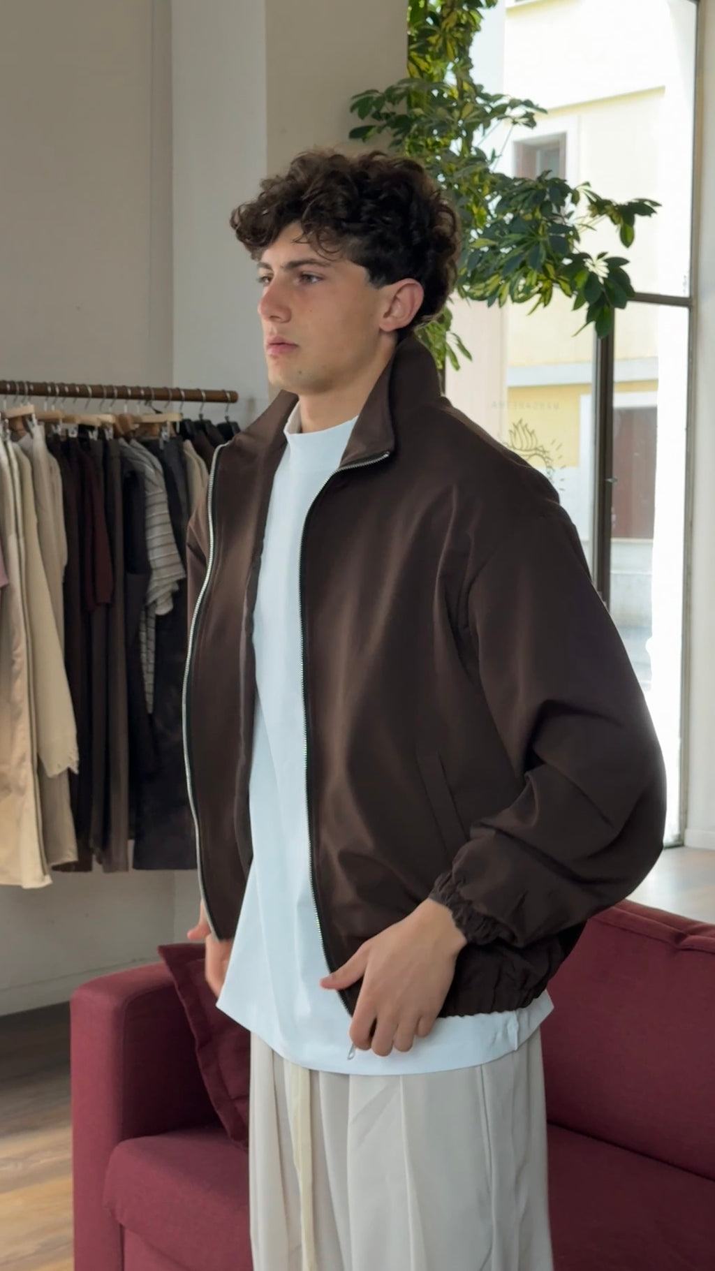Giubbino con zip