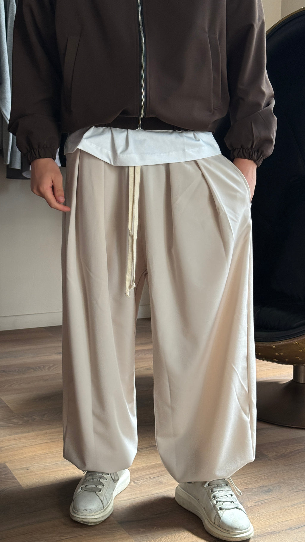 Pantalone con molla