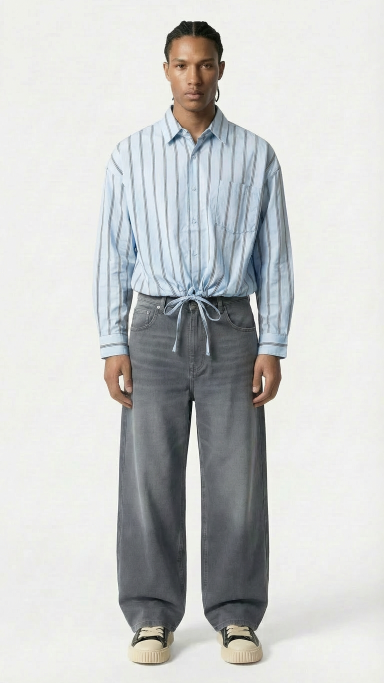 Camicia con laccio
