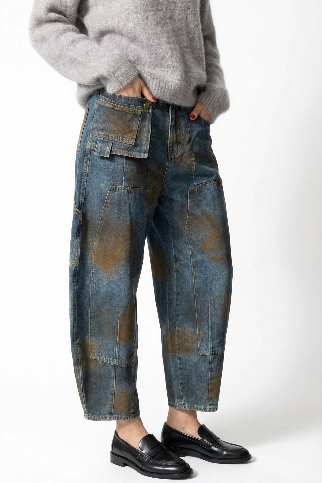 Jeans baloon slavato