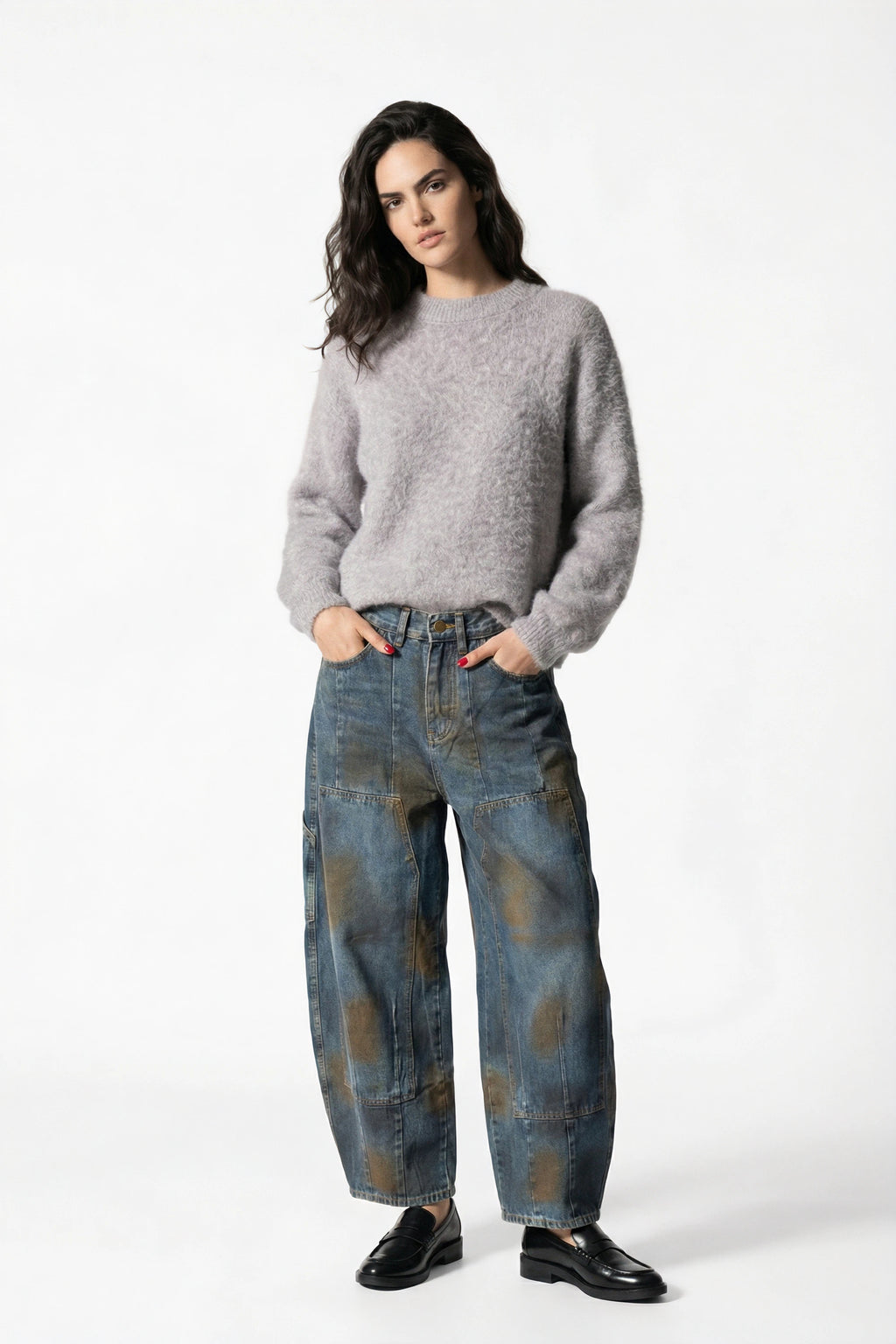 Jeans baloon slavato