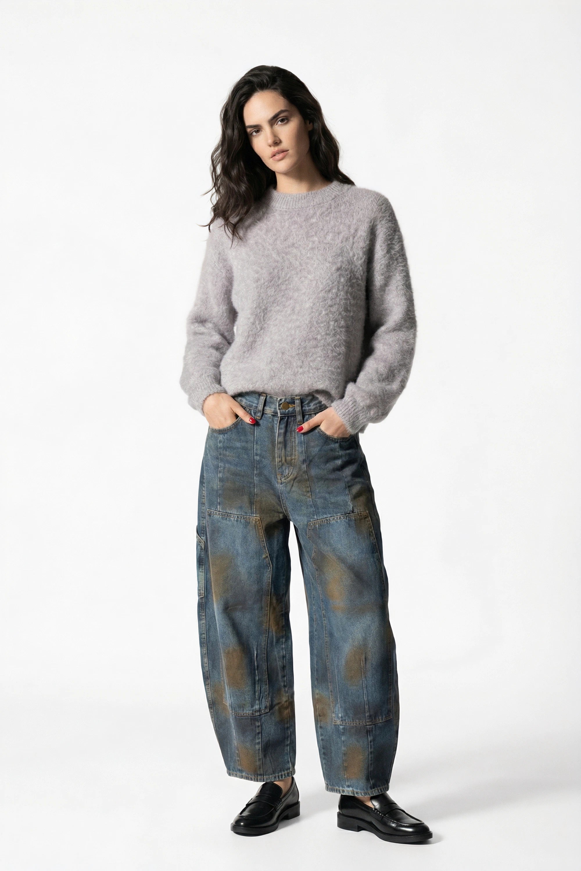 Jeans baloon slavato