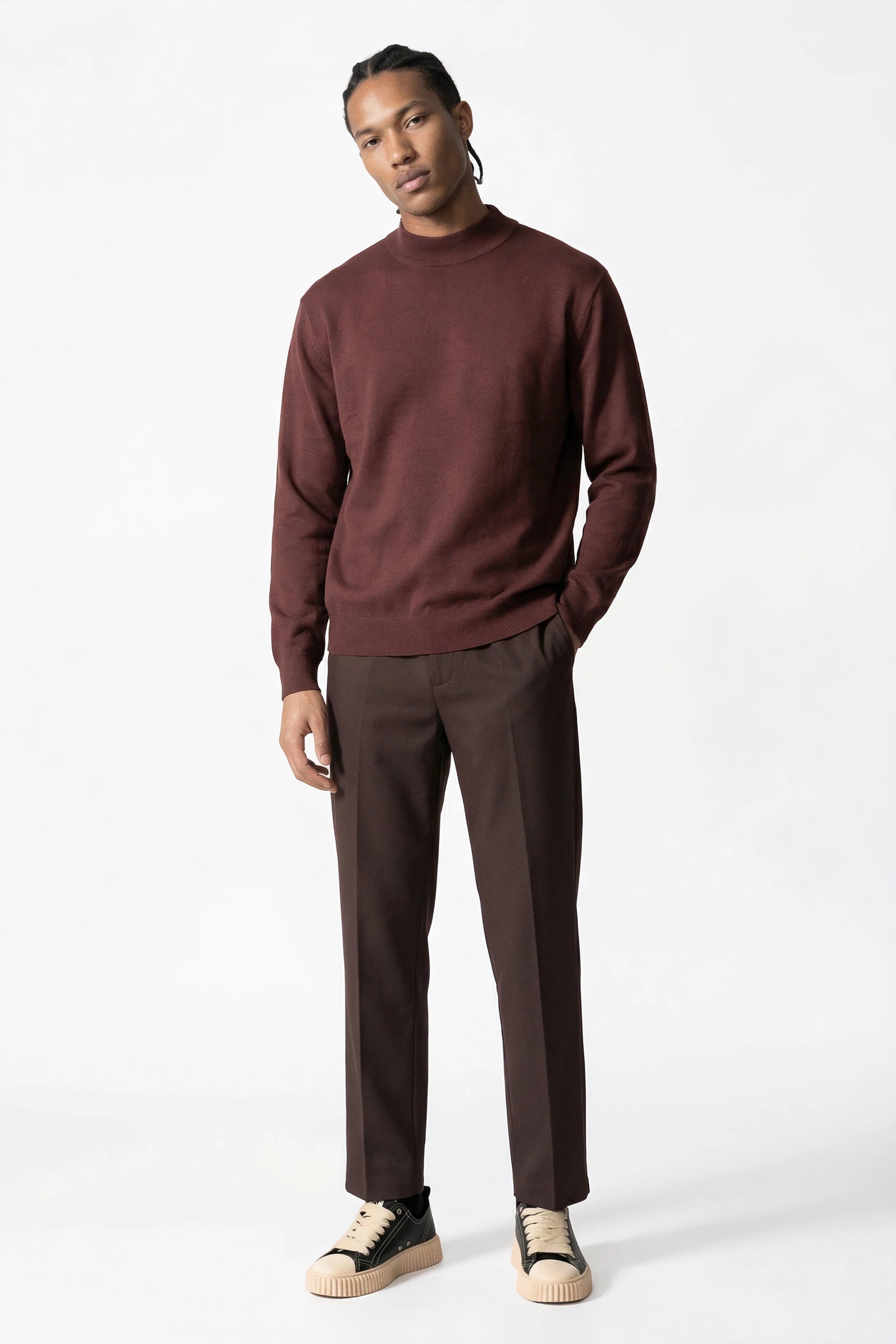 Maglia a mezzo collo