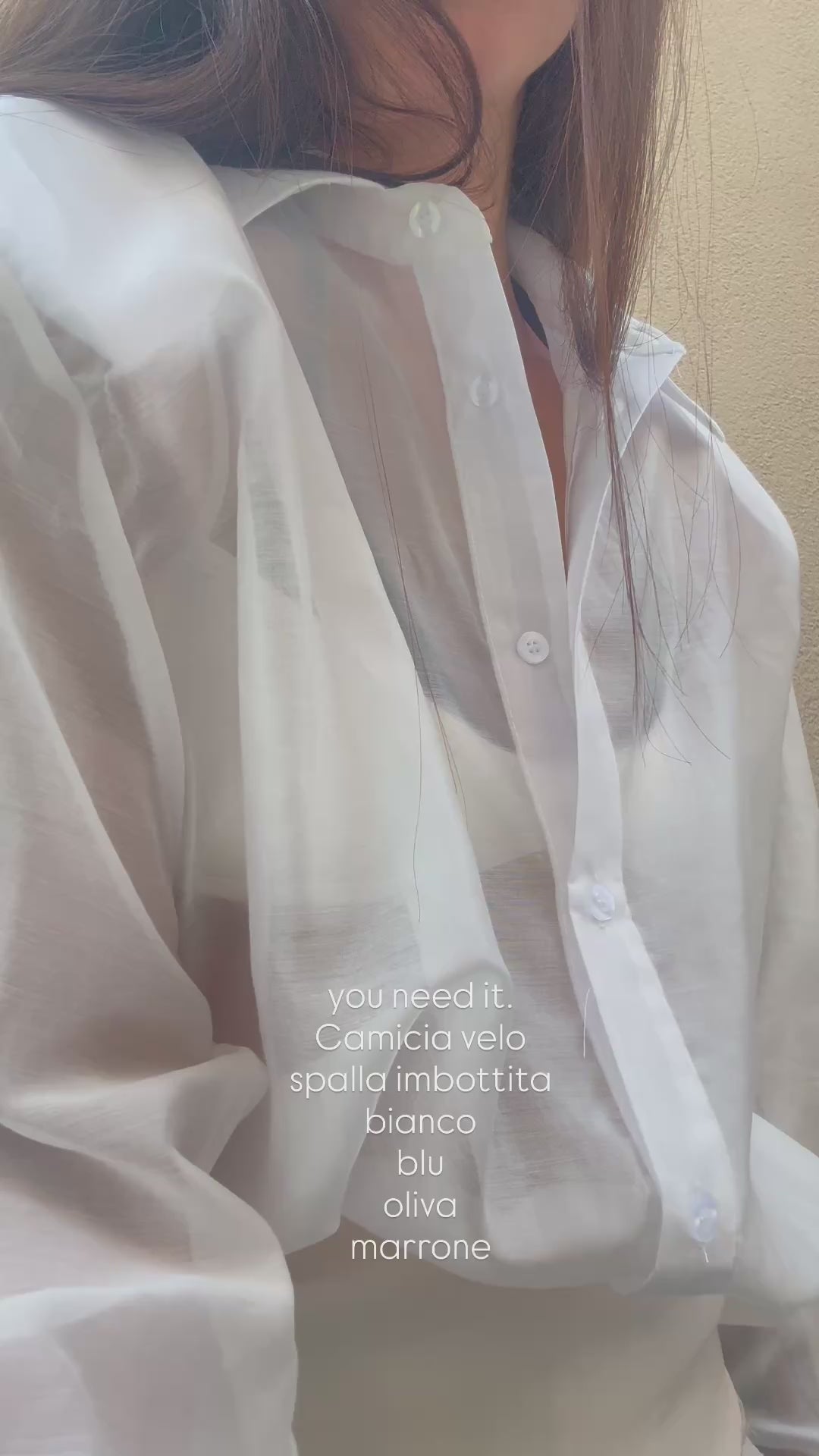 Camicia velo