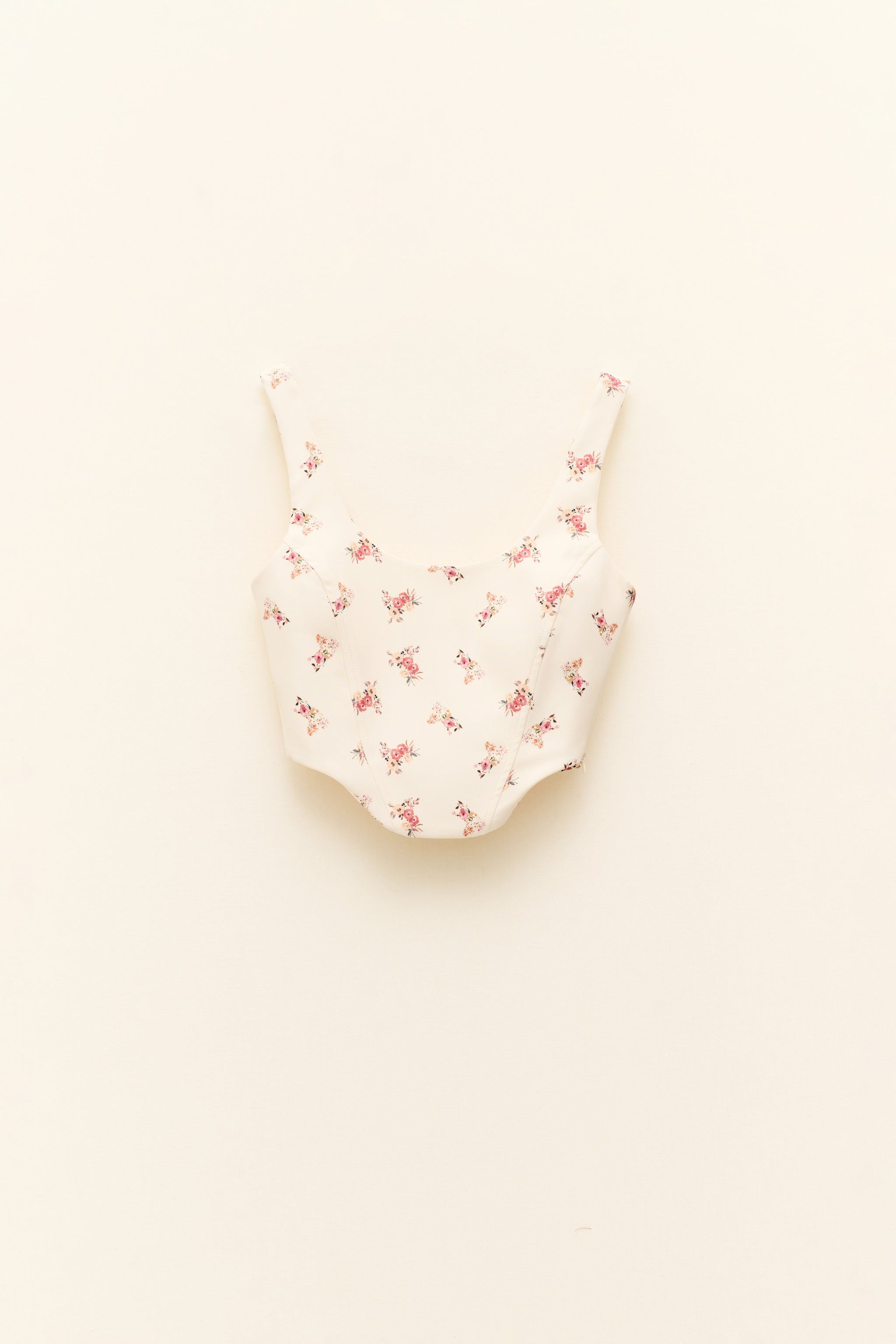 Top con stampa floreale all-over