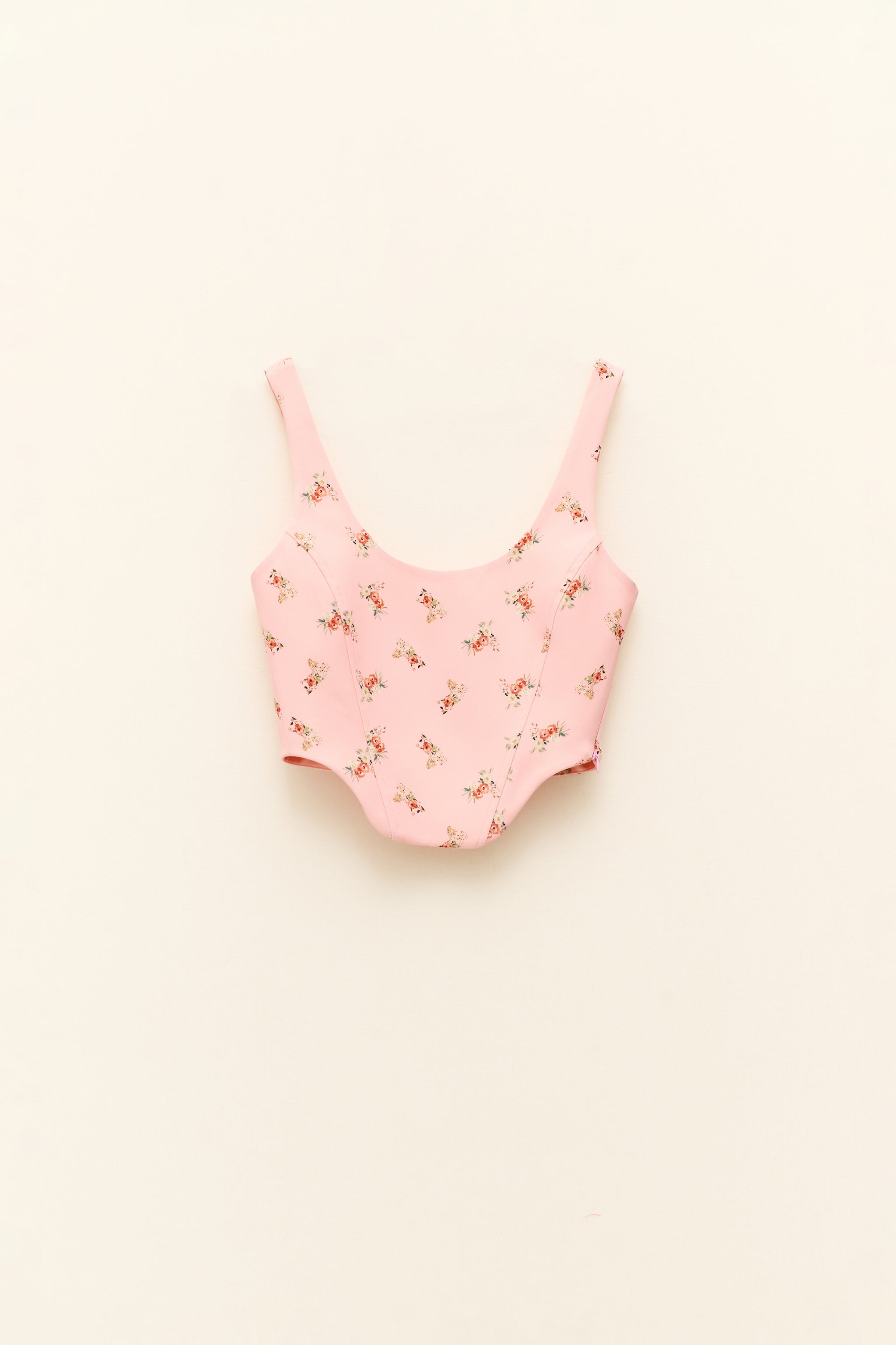 Top con stampa floreale all-over